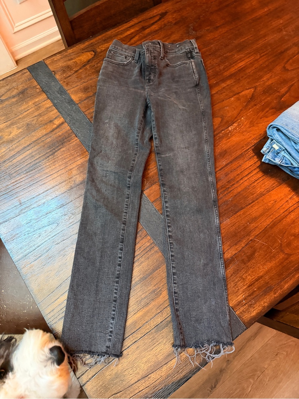 Madewell mid-rise stovepipe jeans